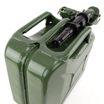 Wavian 10L NATO jerry can in Olive Drab — three-handle top detail