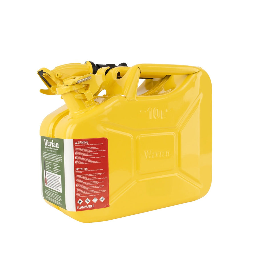 Wavian 10L NATO jerry can in Yellow — studio view