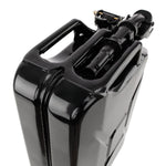 Wavian 20L NATO jerry can in Black — three-handle top detail