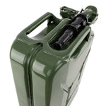 Wavian 20L NATO jerry can in Olive Drab — three-handle top detail