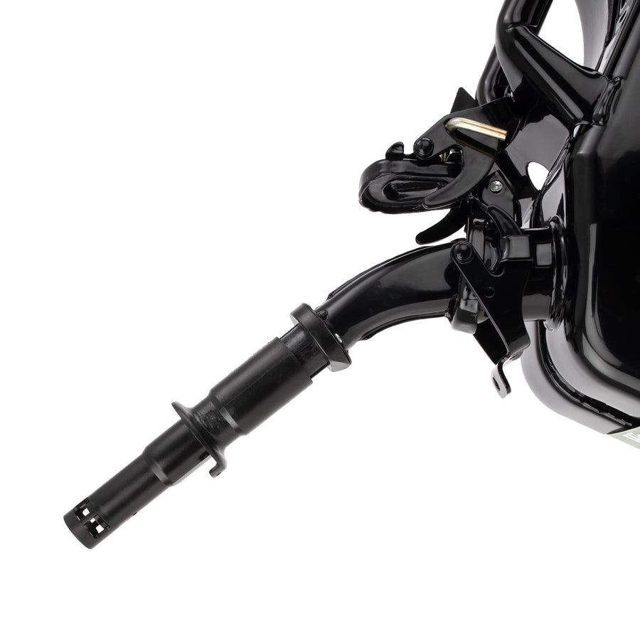 Wavian 20L NATO jerry can in Black — nozzle detail