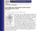American Institute of Physics History Newsletter